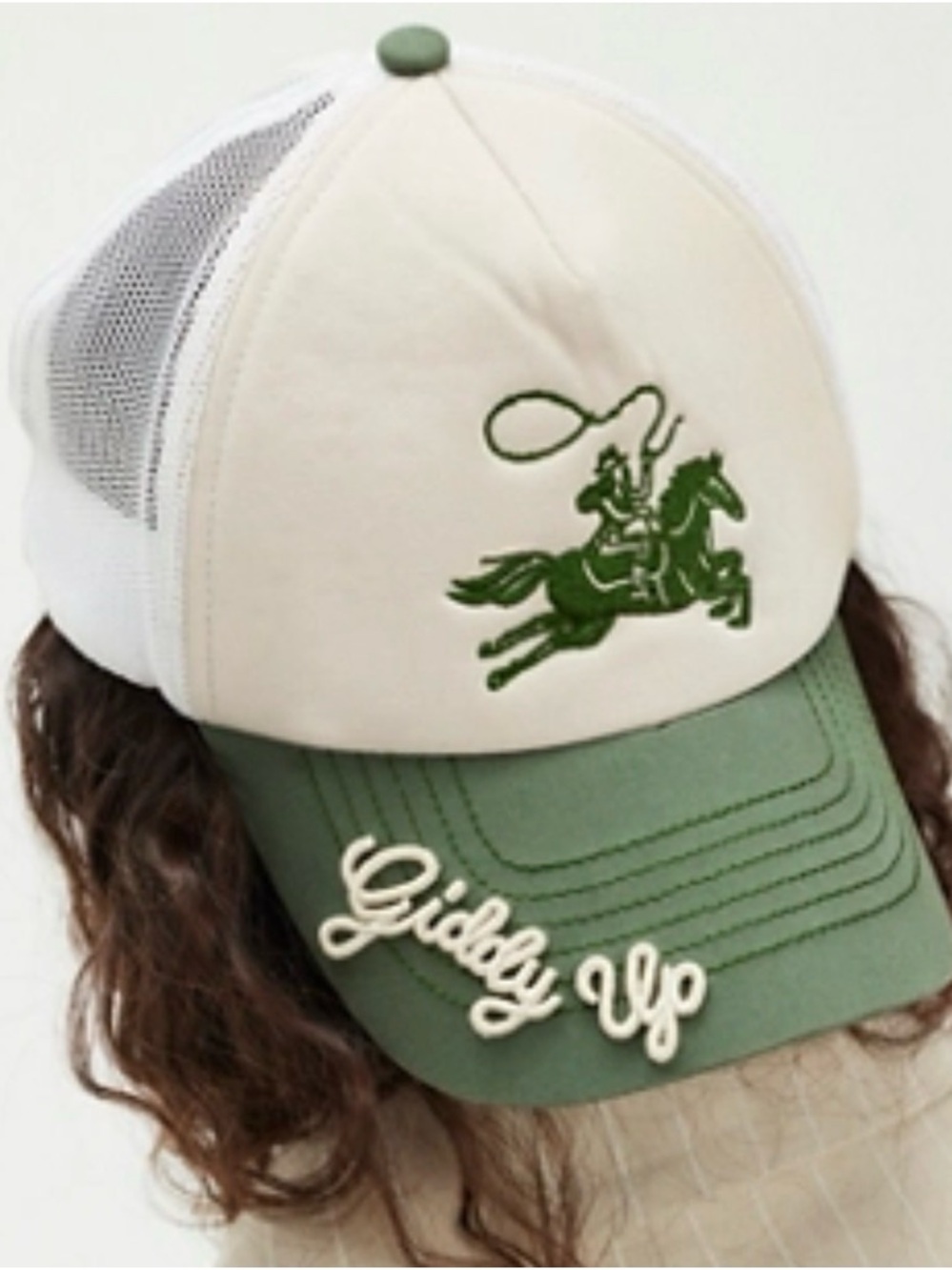 Free People Giddy UP Trucker Hat - Picture 2 of 3